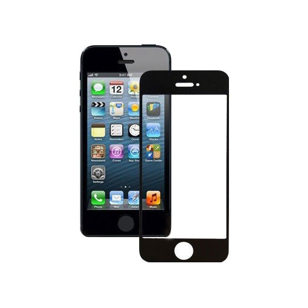 „Guardian“ Tempered Glass apsauginis ekrano stiklas 0.26 mm - juodas (iPhone 5 / 5s / SE)