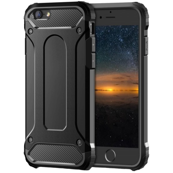 Sustiprintos apsaugos dėklas - juodas (iPhone 7 / 8 / SE 2020 / SE 2022)