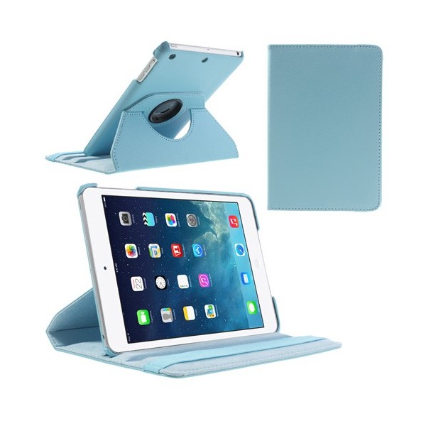 Atvēramais futrālis 360° - gaiši zils (iPad Mini 1 / 2 / 3)