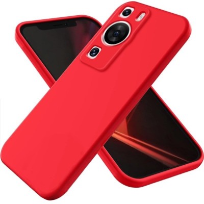 Huawei P60 (P60 Pro) „Shell“ cieta silikona (TPU) sarkans apvalks | vacins.lv