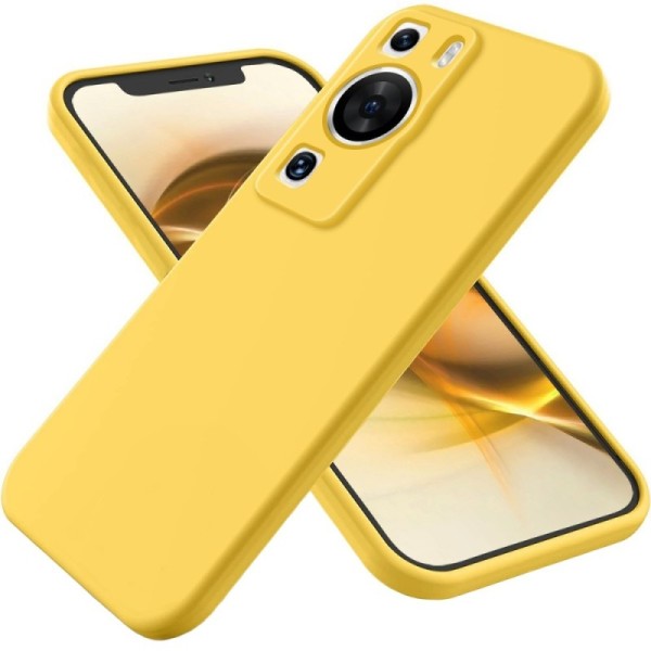 „Shell“ kieto silikono (TPU) dėklas - geltonas (P60 / P60 Pro)
