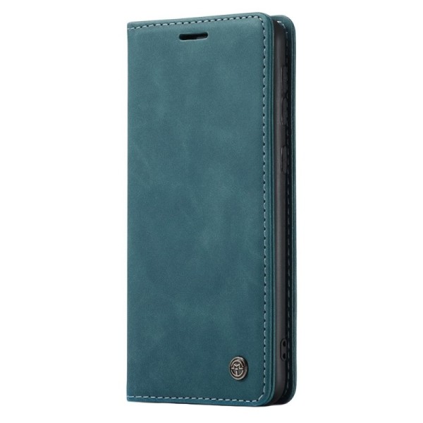 „CaseMe“ Retro solidus atverčiamas dėklas - žalias (Galaxy A40)