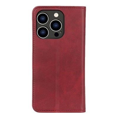 Apple iPhone 15 Pro Max „Split“ sērijas sarkans atvērams maciņš, maks | Vacins.lv