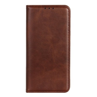 Apple iPhone 15 Pro Max „Split“ sērijas tumši brūns atvērams maciņš, maks | Vacins.lv