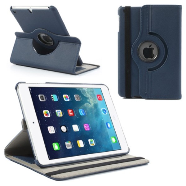 Atvēramais futrālis 360° - tumši zils (iPad Mini 1 / 2 / 3)