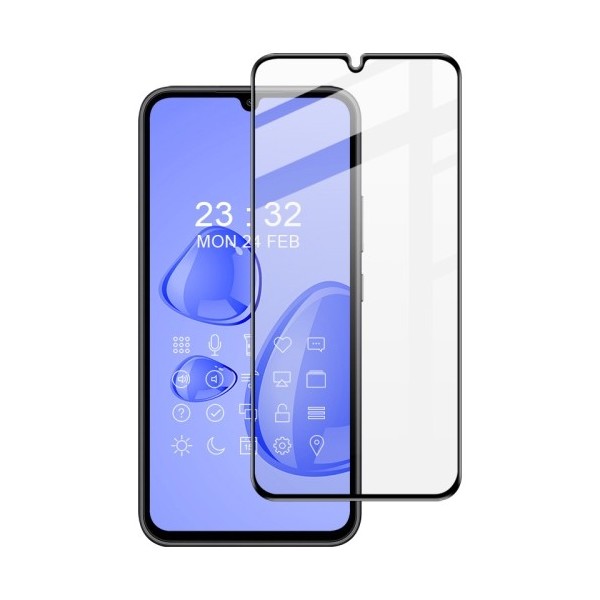 „Guardian“ Tempered Glass ekrāna aizsargstikls 0.26 mm - melns (Galaxy A24)