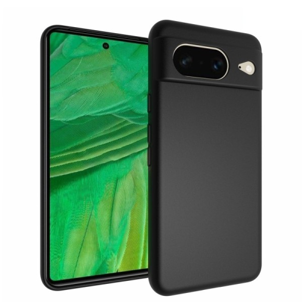 Cieta silikona (TPU) apvalks - melns (Pixel 8)