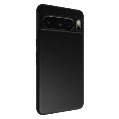 Google Pixel 8 Pro cieta silikona (TPU) melns apvalks | vacins.lv