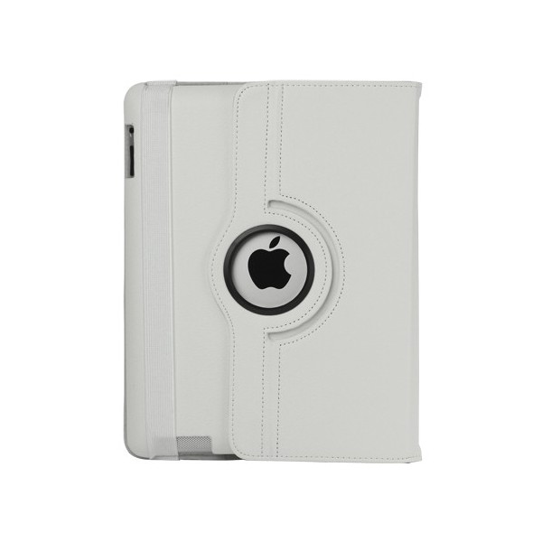 Atverčiamas dėklas (360°) - baltas (iPad 2 / 3 / 4)