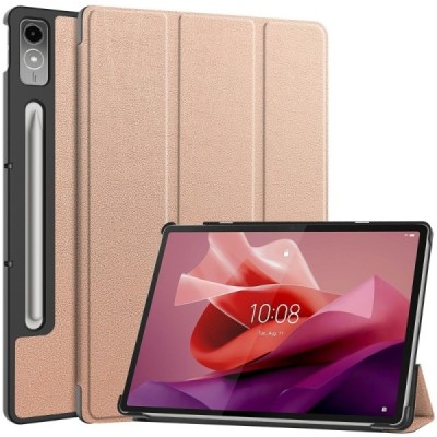 Lenovo Tab P12 12.7" atvēramais zelta maciņš | Vacins.lv