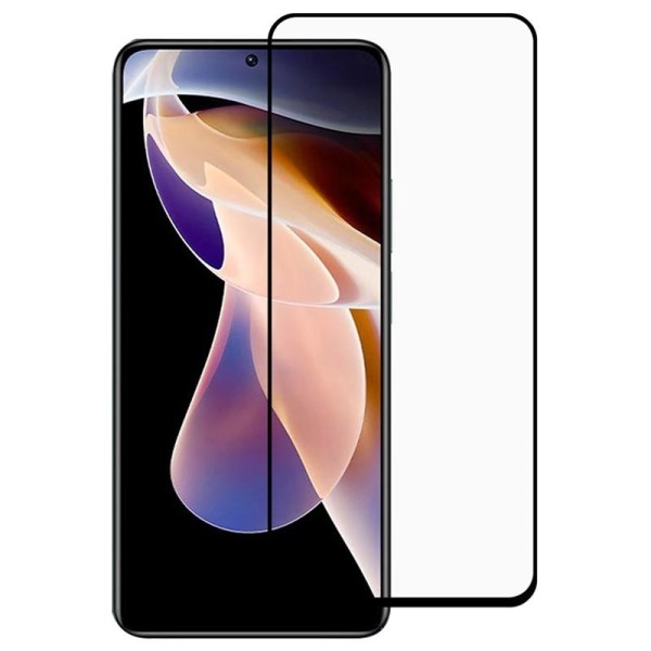 „Guardian“ Tempered Glass ekrāna aizsargstikls 0.26 mm - melns (Redmi Note 11 4G / Note 11s 4G)