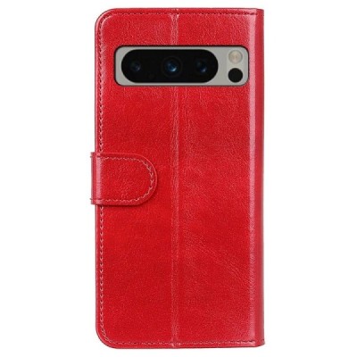 Google Pixel 8 Pro atvēramais ādas sarkans maciņš (maks) | Vacins.lv