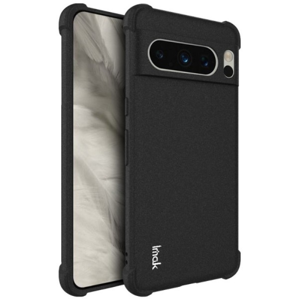 „Imak“ sustiprintos apsaugos kieto silikono (TPU) dėklas - juodas (Pixel 8 Pro)