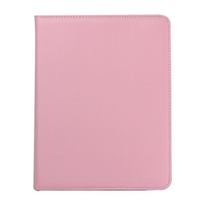 Apple iPad 2, 3, 4 atvēramais rozs ādas futrālis, grozās 360° grādu apjomā / Vacins.lv