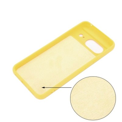 Google Pixel 8 Shell cieta silikona (TPU) apvalks - dzeltens | vacins.lv