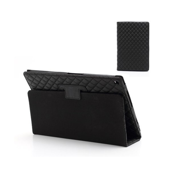 Stilingas atverčiamas dėklas - juodas (Xperia Tablet Z)