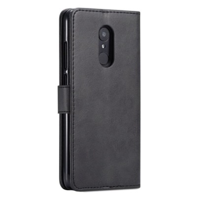 Xiaomi Redmi 5 Plus „Lc.Imeeke“ melns ādas atvērams maciņš | Vacins.lv