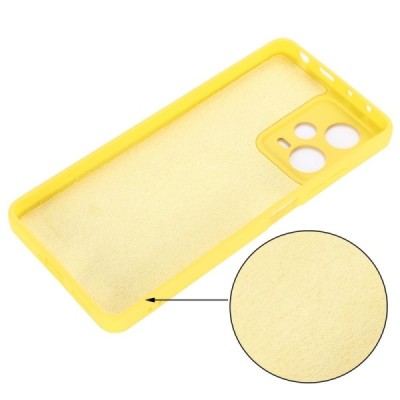 Xiaomi Redmi Note 12 Pro+ 5G Shell kieto silikono TPU geltonas dėklas - nugarėlė | Priedai.lt