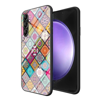 Samsung Galaxy S23 FE (Fan Edition) „Pattern“ cieta silikona (TPU) krāsains apvalks | Vacins.lv