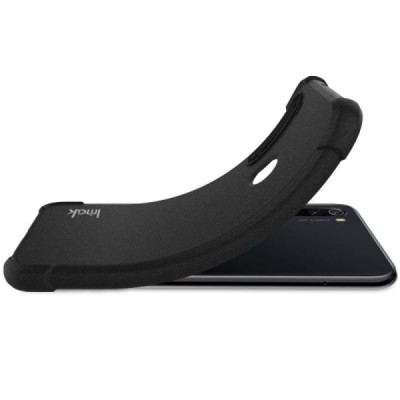 Samsung Galaxy S23 FE (Fan Edition) Imak pastiprinātas aizsardzības cieta silikona (TPU) melns vāciņš | Vacins.lv