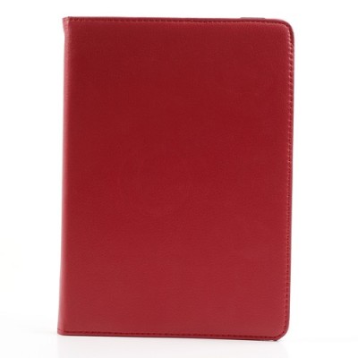 Apple iPad Air atverčiamas, sukamas 360 laipsnių, raudonas odinis dėklas - stovas / Priedai.lt