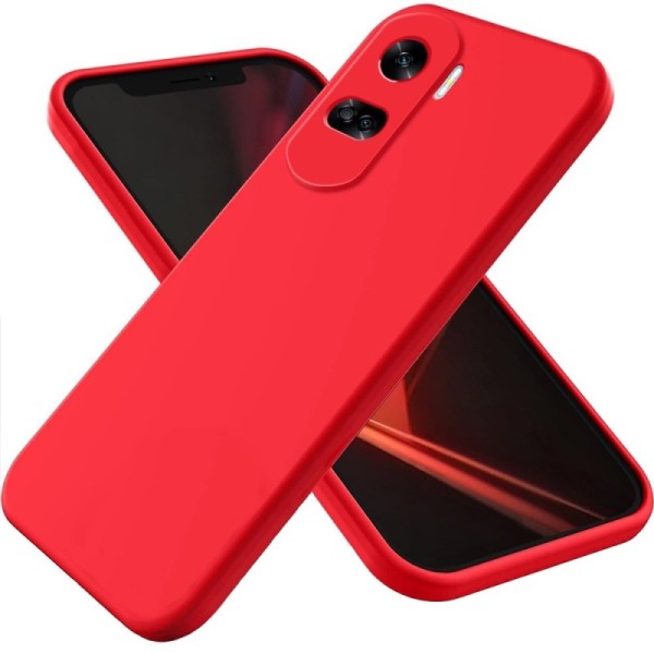 „Shell“ cieta silikona (TPU) apvalks - sarkans (Honor 90 Lite)