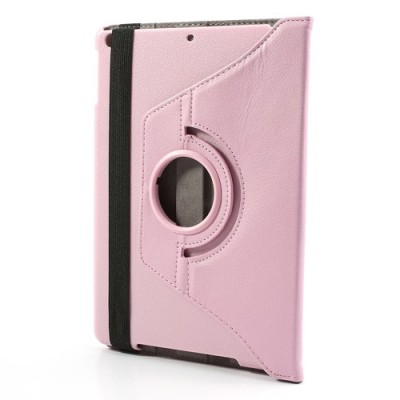 Apple iPad Air atvēramais rozs ādas futrālis, grozās 360° grādu apjomā / Vacins.lv