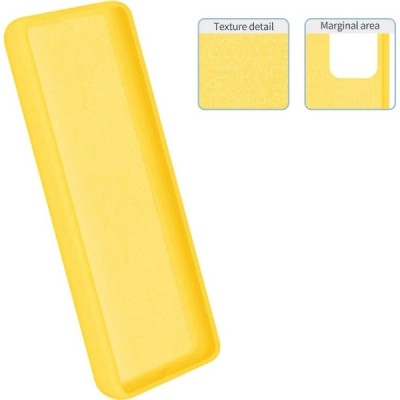 Samsung Galaxy S23 FE (Fan Edition) Shell cieta silikona (TPU) apvalks - dzeltens | vacins.lv