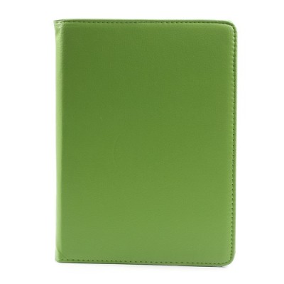 Apple iPad Air atverčiamas, sukamas 360 laipsnių, žalias odinis dėklas - stovas / Priedai.lt