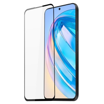 Huawei Honor X8a „Dux Ducis“ Tempered Glass melns ekrāna aizsargstikls 2.5D | Vacins.lv