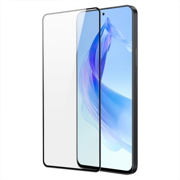 „Dux Ducis“ Tempered Glass pilnīgi aizsedzams ekrāna aizsargstikls 2.5D - melns (Honor 90 Lite)