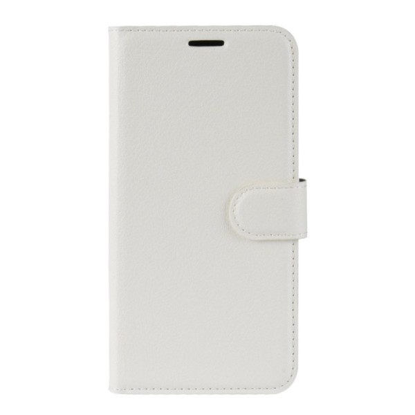 „Litchi“ atvēramais maciņš - balts (Galaxy Note 10+)