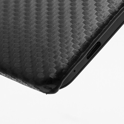 Melns akmeņogļu HTC One M7 apvalks / Vacins.lv