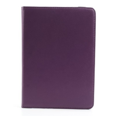 Apple iPad Air atvēramais violets ādas futrālis, grozās 360° grādu apjomā / Vacins.lv