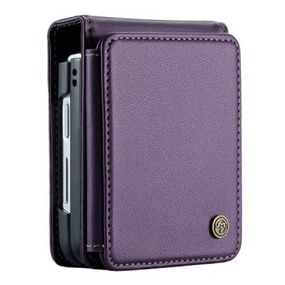 Samsung Galaxy Flip5 5G (SM-F731B) „CaseMe“ Wallet plastikinis violetinis dėklas - nugarėlė | Priedai.lt