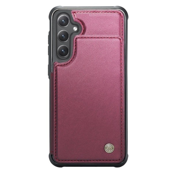 „CaseMe“ Wallet apvalks - bordo (Galaxy S23 FE)