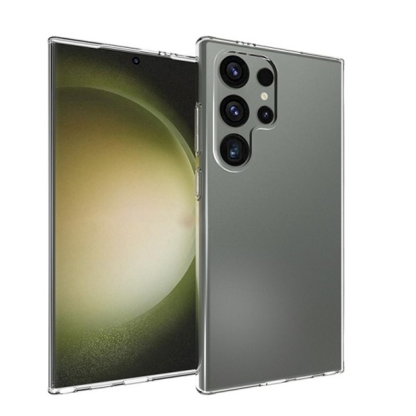 Cieta silikona (TPU) apvalks - dzidrs (Galaxy S24 Ultra)