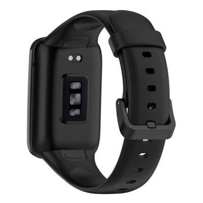 Viedā pulksteņa Xiaomi Mi Band 7 Pro cietā silikona (TPU) siksniņa - melns | Vacins.lv