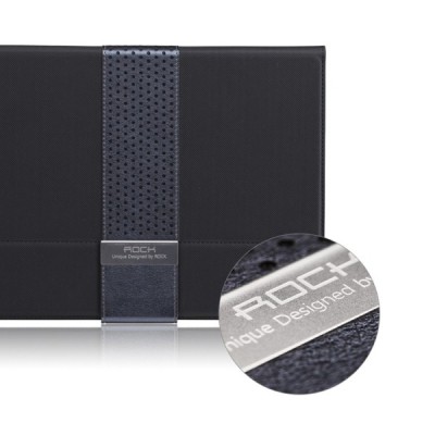 Rock Excel atvēramais melns Apple iPad Air maciņš / Vacins.lv