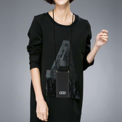 Samsung Galaxy S10e (G970) Strap cieta silikona (TPU) melns apvalks | vacins.lv