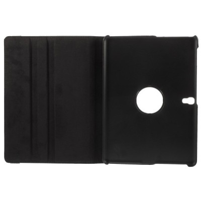 Samsung Galaxy Tab S 10.5 atverčiamas, sukamas 360 laipsnių, juodas odinis dėklas - stovas / Priedai.lt