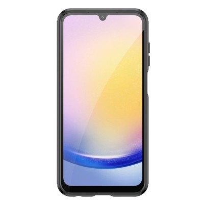 Samsung Galaxy A25 (SM-A256) „Carbon“ cieta silikona (TPU) melns apvalks | vacins.lv