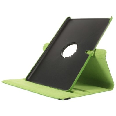 Samsung Galaxy Tab S 10.5 atverčiamas, sukamas 360 laipsnių, žalias odinis dėklas - stovas / Priedai.lt