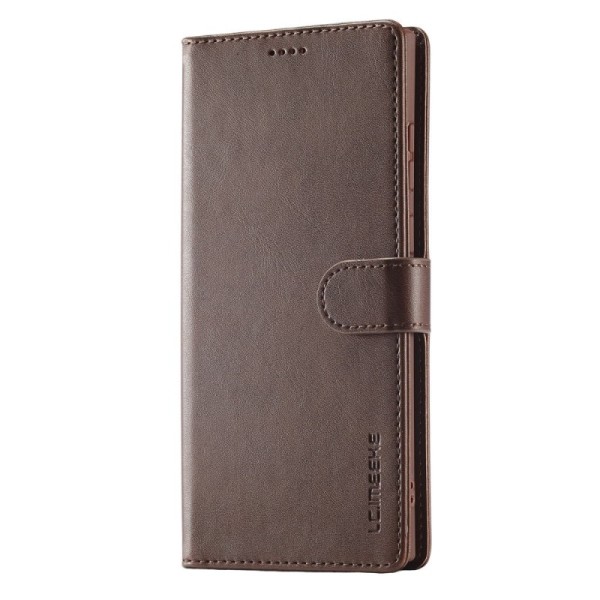 „Lc.Imeeke“ atvērams maciņš - tumši brūns (Galaxy S23 Ultra)