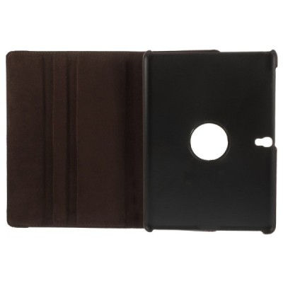 Samsung Galaxy Tab S 10.5 atvēramais brūns ādas futrālis, grozās 360° grādu apjomā / Vacins.lv