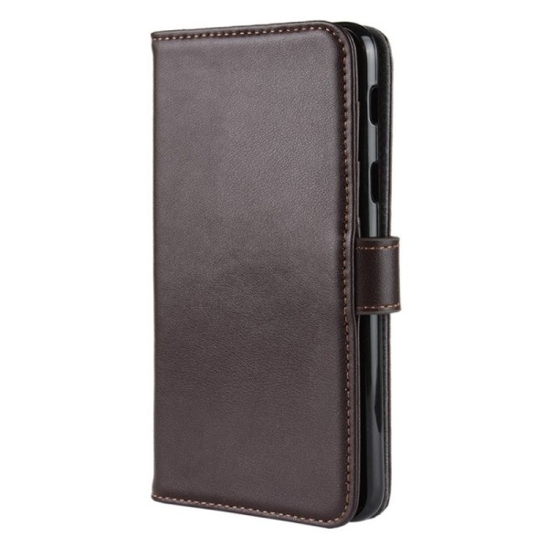 Atvēramais maciņš - brūns (Galaxy A6+ 2018)