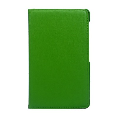 Samsung Galaxy Tab S 8.4 atverčiamas, sukamas 360 laipsnių, žalias odinis dėklas - stovas / Priedai.lt