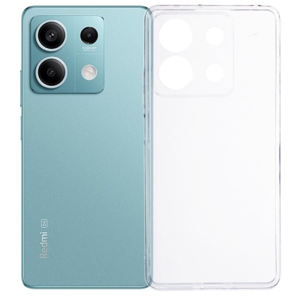 Kieto silikono (TPU) dėklas - skaidrus (Redmi Note 13 5G)