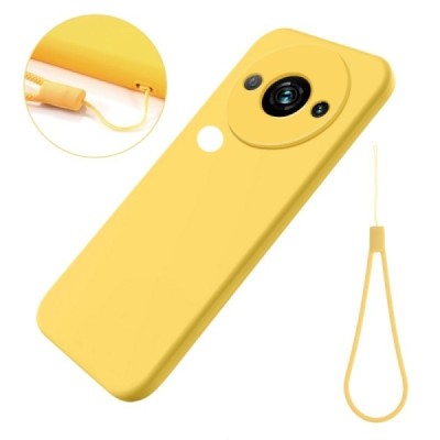 Xiaomi Redmi A3 (Poco C61) Shell cieta silikona (TPU) apvalks - dzeltens | vacins.lv