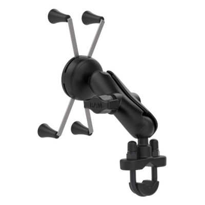 „RAM Mounts“ X-Grip U-Bolt Base telefono laikiklis motociklui (tvirtinamas prie vairo), dviračiui, paspirtukui | Priedai.LT